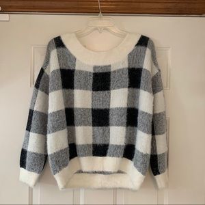 Gingham sweater